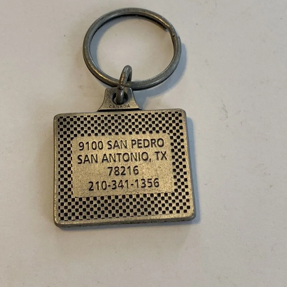 Metal Benson Honda Logo Keychain Key Fob San Antonio Texas Dealership Auto